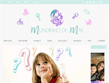 Tablet Screenshot of mundinhodemae.com